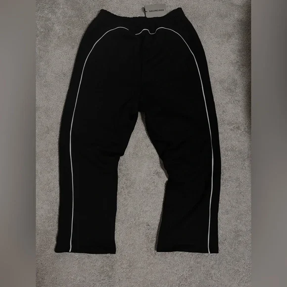 Balenciaga Soccer Black Sweatpants